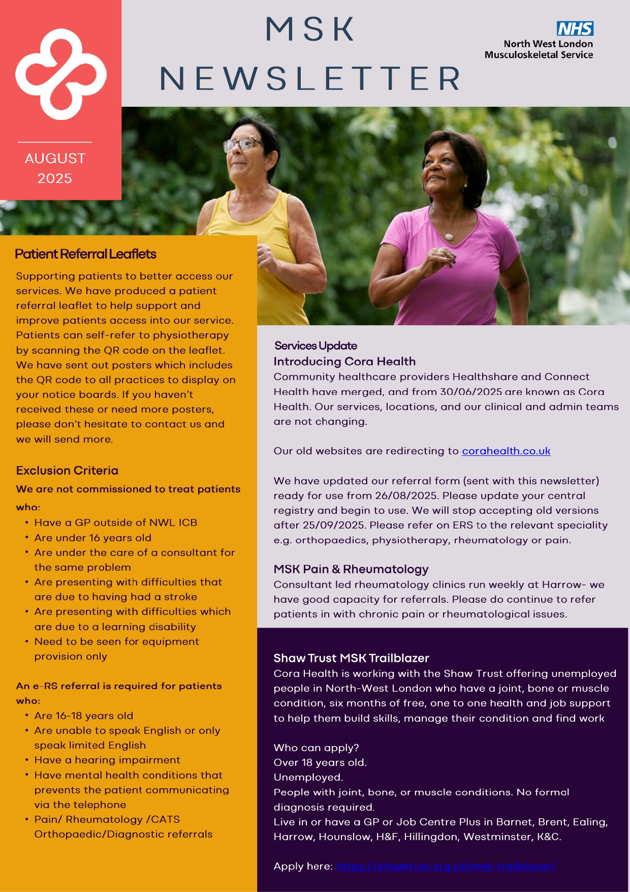 MSK Newsletter
