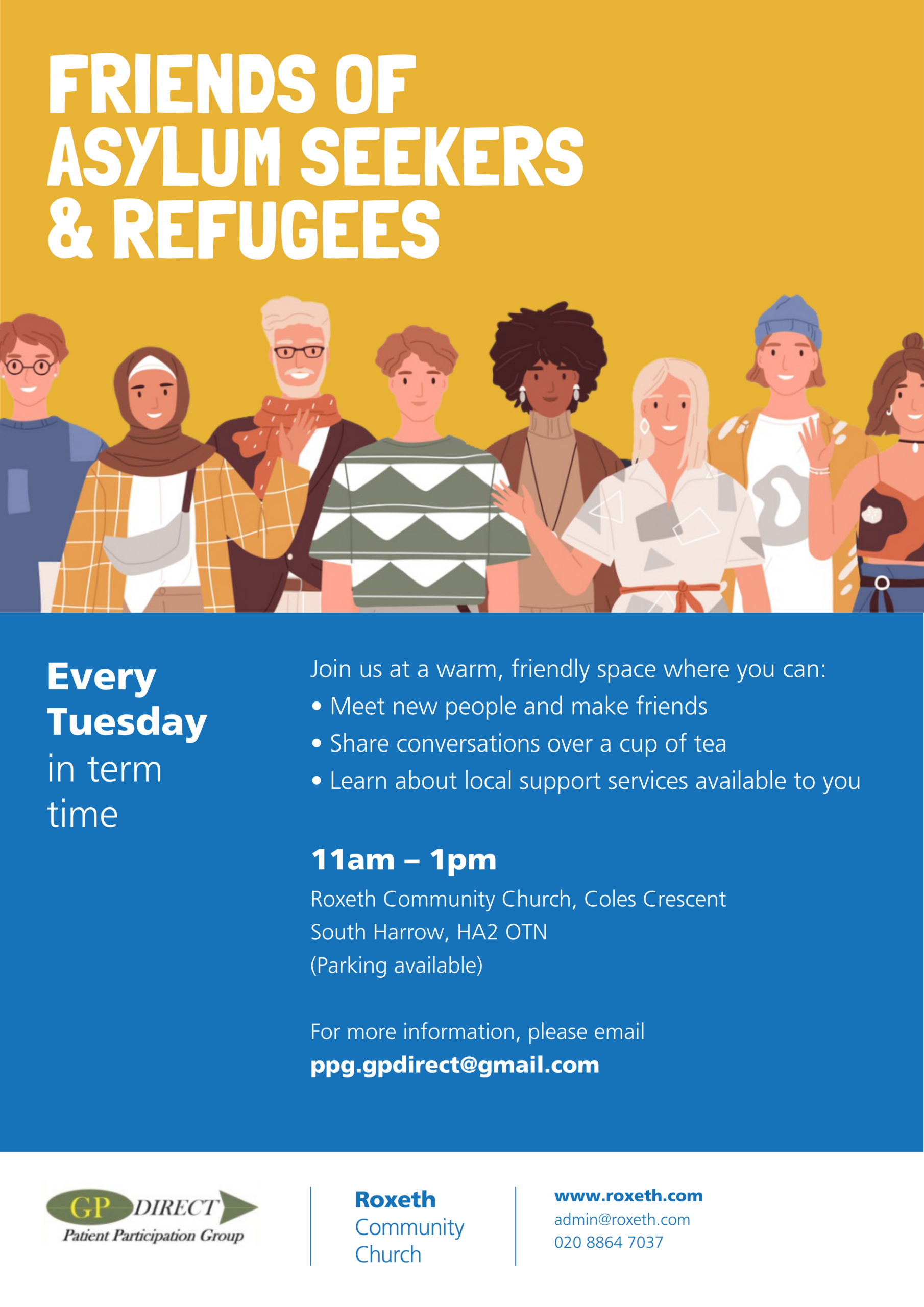 Information on event for supporting Asylum Seekers and Refugees